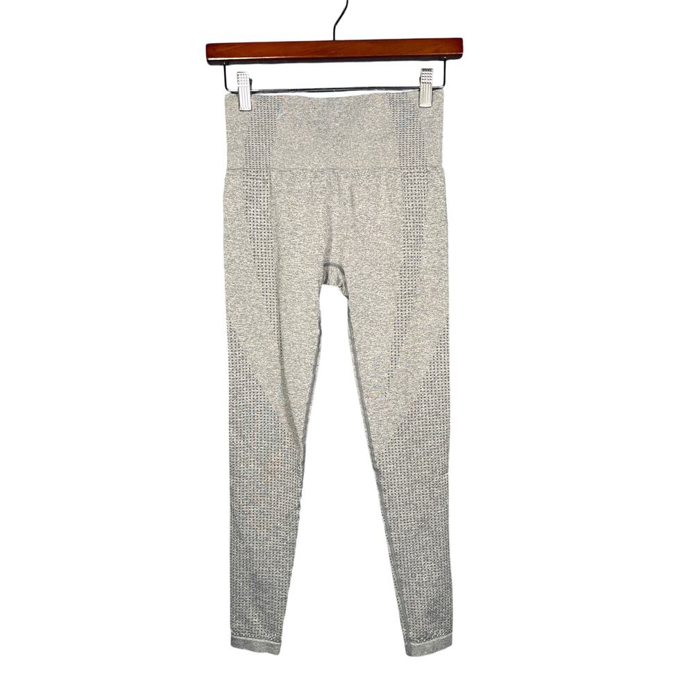 Gymshark Vital Leggings Women’s Small Merle Gray/white Shaping Breathable
